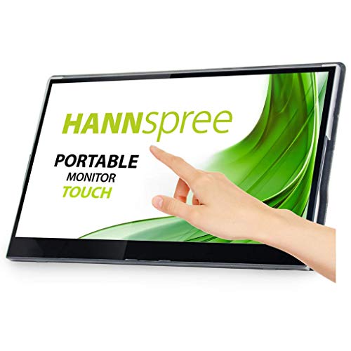 HANNspree - Monitor táctil portátil (Full HD, 220 CD, HDMI, USB-C) Touch