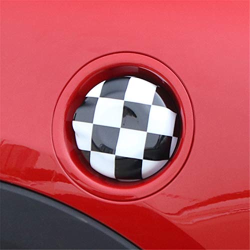 HDX Tapa de plástico ABS para Mini Cooper ONE S JCW R56 Hatchback R57 Covertible R58 Coupe R59 Roadster (tapa de combustible de la puerta del tanque de gasolina)