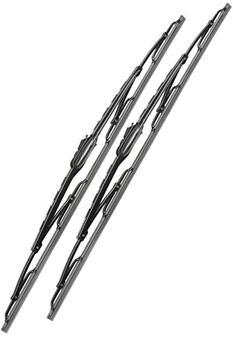 HELLA Limpiaparabrisas para camión 9XW 206 480-821, WTW 2622, para vehículos con volante a la izquierda/derecha, 26/22", 650/550 mm, con boquilla de lavado integrada, por ambos lados, cantidad: 2 HELLA Limpiaparabrisas para camión 9XW 206 480-821, WTW 2622, para vehículos con volante a la izquierda/derecha, 26/22", 650/550 mm, con boquilla de lavado integrada, por ambos lados, cantidad: 2