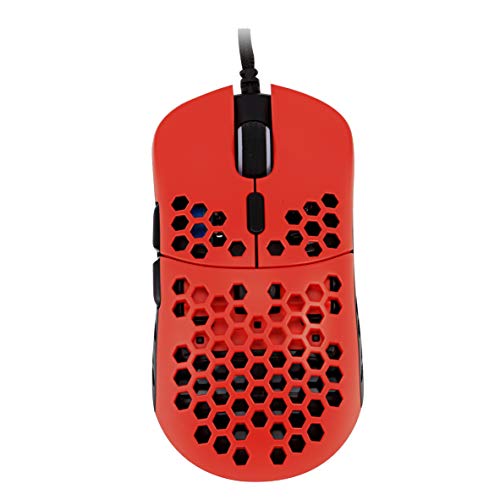 HK Gaming Mira S Ratón para Juegos con Cable Ambidiestro Honeycomb Ultralight RGB - 12000 cpp - 6 Botones - 61 g (Mira-S, Monza) HK Gaming Mira S Ratón para Juegos con Cable Ambidiestro Honeycomb Ultralight RGB - 12000 cpp - 6 Botones - 61 g (Mira-S, Monza)