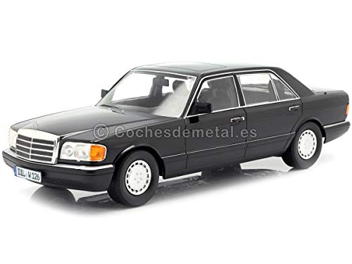 iScale 1985 Mercedes-Benz 560 Sel Clase S Facelift (W126) Negro 1:18 118000000058