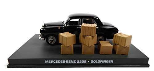 James Bond Mercedes Benz 220S 1956 007 Goldfinger 1/43 (DY117)