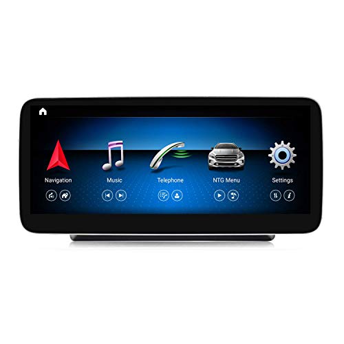 JIBO 10,25" Android 10 Auto Radio GPS Navegación Cabeza Unidad para Mercedes Benz C/GLC/V Clase Estéreo Multimedia Jugador Nav Sat SWC Teléfono Controlar Vídeo Receptor