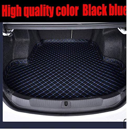 JJJJD Maletero del Coche esteras for Mercedes Benz CLA 220 180 200 250 260 220d 45 AMG W117 Car Liner de Carga Posterior del Tronco Alfombra de la Estera (Color : Black Blue)