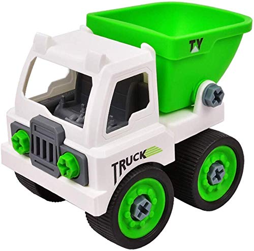 Juguete desmontable, kit de juguetes de construcción: conjunto de construcciones de excavadoras de juguete de ensamblaje, destornillador de juego de vehículo excavador, juguete educativo ideal, el m