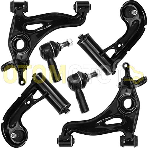 Kit brazo de suspensión delante compatible con MERCEDES W202 C 200 220 250 D CDI TURBO-D compuesto por 6 autopartes