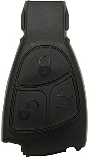Liamgate Carcasa de repuesto para llave de Mercedes con 3 botones.