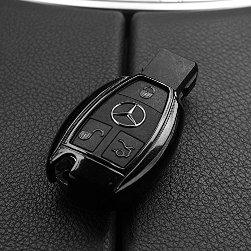 Llave del Coche Cubre Mercedes Benz Radio Control Remoto Desde 2005 / Color: Negro Metalizado