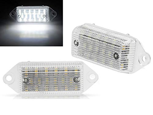 Luces LED de licencia compatibles con Mitsubishi Lancer 7 2004 2005 2006 2007 Lancer 8 2008 2009 2010 2011 BR-2101 luces traseras para matrícula