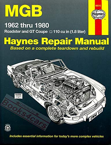 M. G. B. Owner's Workshop Manual: Roadster & GT Coupe (Service & repair manuals)