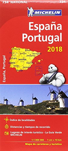 Mapa National España - Portugal (Mapas National Michelin)