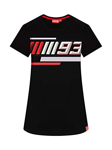 Marc Marquez 2019 93 - Camiseta de Manga Corta para Mujer (Talla XS-XL), Color Gris, Negro, Womens (L) 96cm/38 Inch Chest