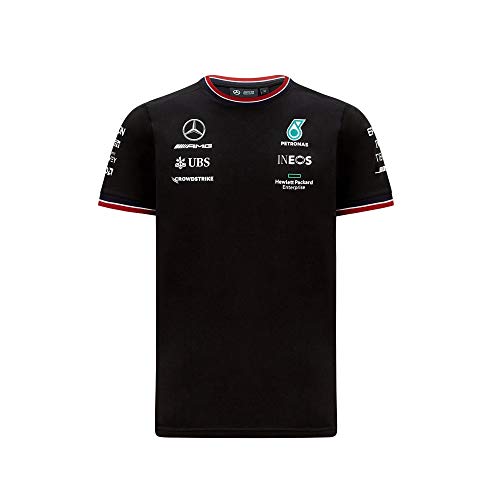 Mercedes-AMG Petronas - Mercancía Oficial de Fórmula 1 2021 Colección - Hombre - Driver tee - Manga Corta - Negro - S
