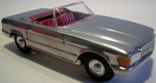 Mercedes Benz 350 SL Cabrio, escala 1:43, chapa, Kovap, juguete de chapa