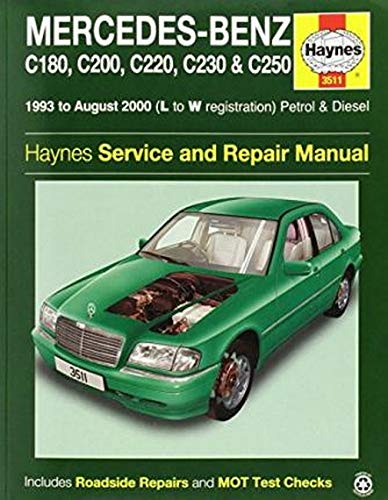 Mercedes-Benz C-Class Petrol & Diesel (93-Aug 01) L to W reg (Service & Repair Manuals)