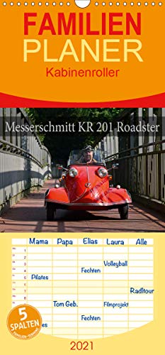 Messerschmitt KR 201 Roadster - Familienplaner hoch (Wandkalender 2021 , 21 cm x 45 cm, hoch): Vollgas mit 10 PS (Monatskalender, 14 Seiten )