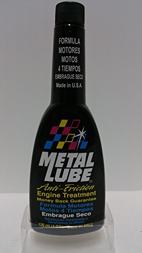 Metal lube #4EFES formula motores motos 4 tiempos con embrague seco. 120ml