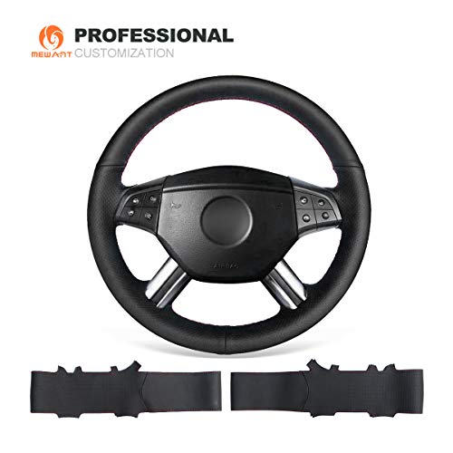 MEWANT Funda de volante para Mercedes Benz W164 Clase M ML350 ML500 2005 2006 / X164 GL-Class GL450 2006-2009 / W164 M-Class MEWANT Funda de volante para Mercedes Benz W164 Clase M ML350 ML500 2005 2006 / X164 GL-Class GL450 2006-2009 / W164 M-Class