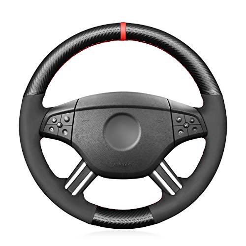 MEWANT Funda de volante para Mercedes Benz W164 Clase M ML350 ML500 2005 2006 / X164 GL-Class GL450 2006-2009 / W164 M-Class MEWANT Funda de volante para Mercedes Benz W164 Clase M ML350 ML500 2005 2006 / X164 GL-Class GL450 2006-2009 / W164 M-Class