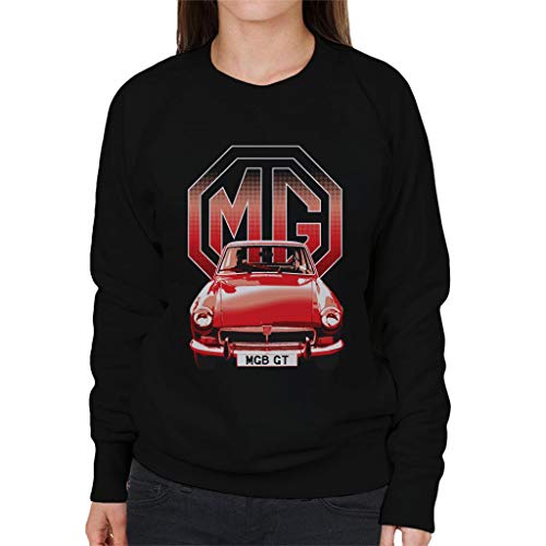 MG B GT Red British Motor Heritage Women's Sweatshirt