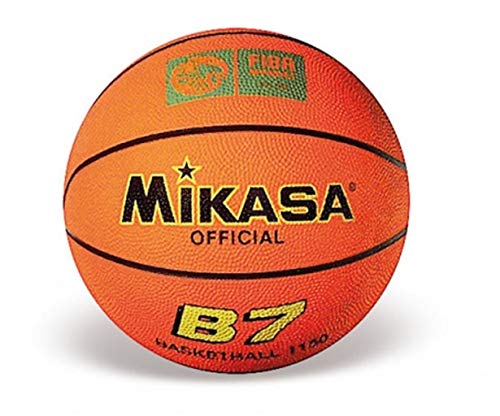 MIKASA B7 - Balón de Goma, Color Naranja, tamaño 7