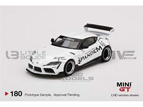 MINI GT- Coche en Miniatura de colección, MGT00180-L, Blanco
