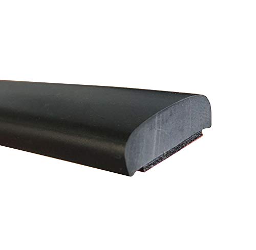 Moldura universal NEGRA (tira 5m) auto-adhesiva PVC protección paragolpes y decorativa.