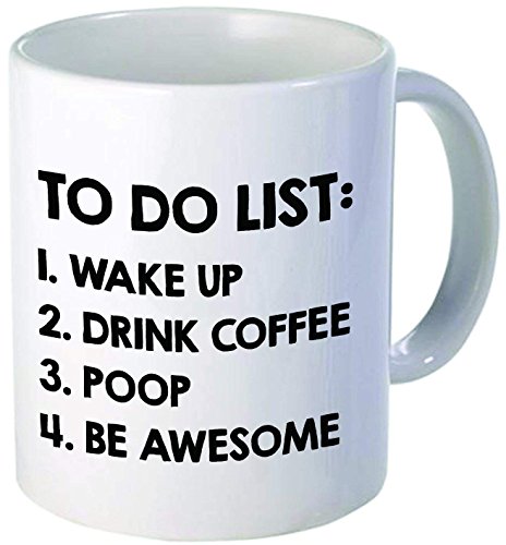 N\A Taza de café, Lista de tareas Pendientes, 11 oz