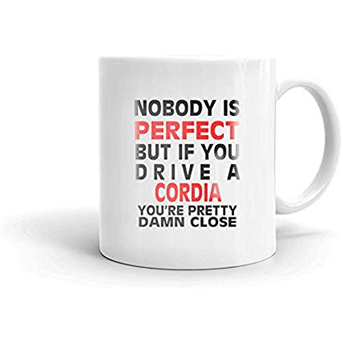 Nadie es perfecto excepto Mitsubishi CORDIA Drive Coffee Tea Taza de cerámica Taza de trabajo de oficina Regalo