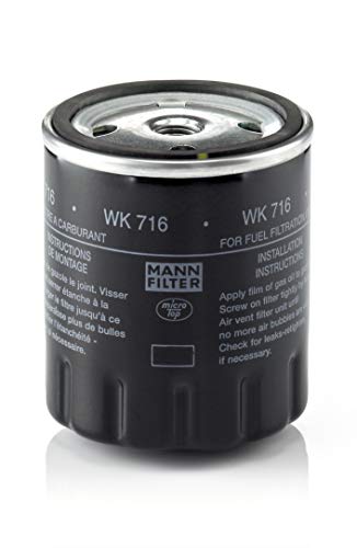 Original MANN-FILTER Filtro de Combustible WK 716 – Para Vehículos de utilidad