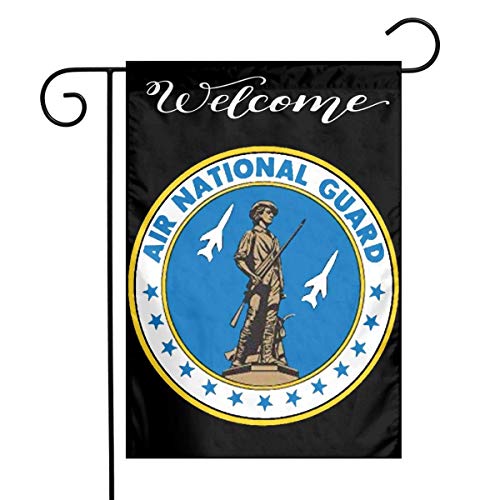 Outdoor Yard Flag,Las Banderas De La Familia De La Guardia Nacional Aérea, Novedosas Banderas De Jardín Al Aire Libre con Impresión A Doble Cara para Jardín,32x45.7cm