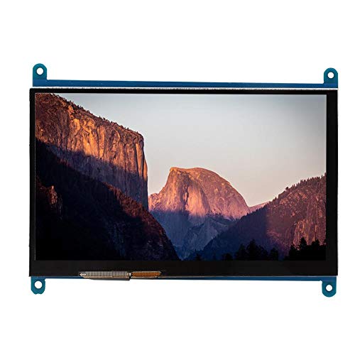 Pantalla capacitiva de 7 pulgadas, reemplazo de la pantalla del monitor táctil LCD profesional HD HDMI 1024x600 para Raspberry Pi 1/2/3, compatible con el sistema Win7/Win8/Win10 5 Touch, unidad libre Pantalla capacitiva de 7 pulgadas, reemplazo de la pantalla del monitor táctil LCD profesional HD HDMI 1024x600 para Raspberry Pi 1/2/3, compatible con el sistema Win7/Win8/Win10 5 Touch, unidad libre