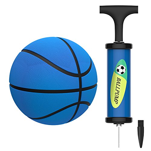 Pelota Mini Baloncesto,Deporte Baloncesto con Bomba Suave y Seguro de Interior o Piscina para Niños