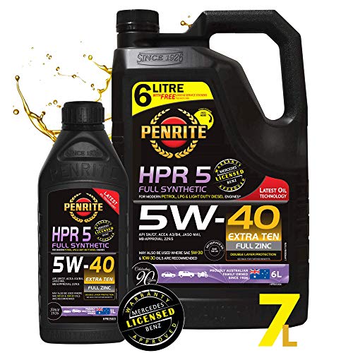Penrite HPR5 5W40 Premium Aceite Motor Totalmente Sintetico | Garantia De Servicio Mercedes Benz MB 229.5 | Gasolina Diesel GLP | Ultimas Incorporaciones Australianas Para Una Mejor Proteccion Penrite HPR5 5W40 Premium Aceite Motor Totalmente Sintetico | Garantia De Servicio Mercedes Benz MB 229.5 | Gasolina Diesel GLP | Ultimas Incorporaciones Australianas Para Una Mejor Proteccion