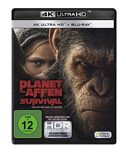 Planet der Affen: Survival (4K Ultra HD) (+ Blu-ray) [Alemania] [Blu-ray]