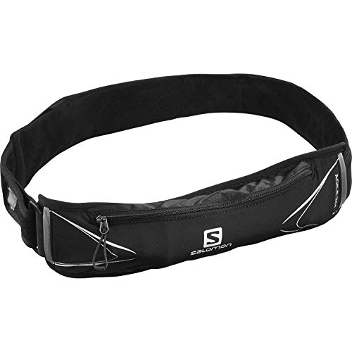 Salomon Agile Cinturón unisex de 250 ml con longitud personalizable y bolsillo frontal expandible para trail running