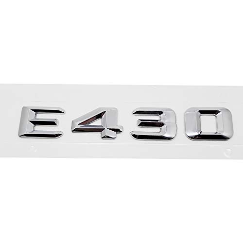 SBCX Para Mercedes Benz W110 W114 W115 W123 W124 W210 W211 W212 E430, Emblemas de la Puerta Trasera del Coche Logotipo Insignias Letras Etiqueta Insignia Decoración