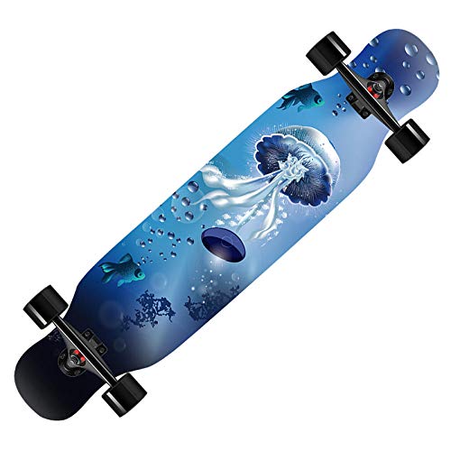 Skateboard Special Edition 42 Inches Complete Board, with High Speed ​​Abec-11 Ball Bearings, for Beginners Adult Teen.-B_42 Pulgadas