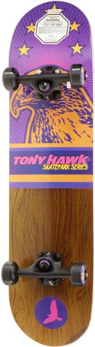 Tony Hawk 405 Starbird - Monopatín, Color Azul y marrón Multicolor Lila/Braun