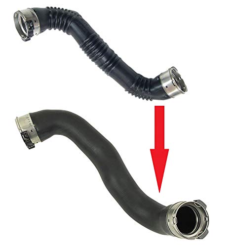 TURBORURY Compatible / Repuesto para tubo de manguera turbo Intercooler Mercedes Clase A W176 A 220 CDI B Clase W246, W242 B 220 CDI/d CLA Coupe CLA 220 CDI Clase GLA 220 CDI 2465200101 A2465200101