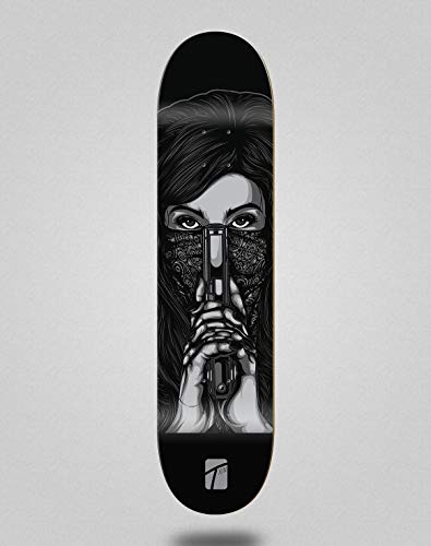 TXIN Monopatín Skate Skateboard Deck Tabla Tijuana (7.875)