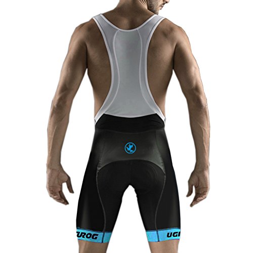 Uglyfrog MTB Ropa Ciclismo Culote Corto con Tirantes Y Badana Gel Culotte para MTB Ciclistas Hombre Culote MTB Pantalones Cortos