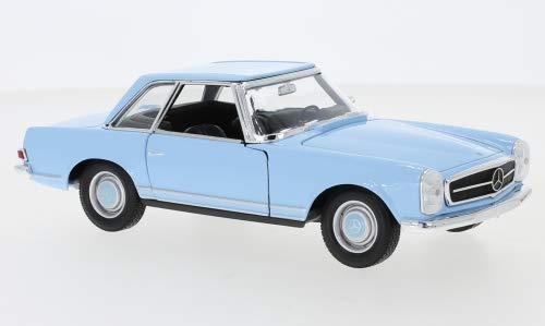 Welly NEK-Models 24093 Mercedes 230 Sl (W113 ), Azul Claro, 1963 , 1:24 , Modelo Acabado