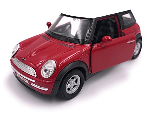 Welly Producto de Licencia de Auto Mini Cooper Model Car 1: 34-1: 39 / OVP Red Welly Producto de Licencia de Auto Mini Cooper Model Car 1: 34-1: 39 / OVP Red