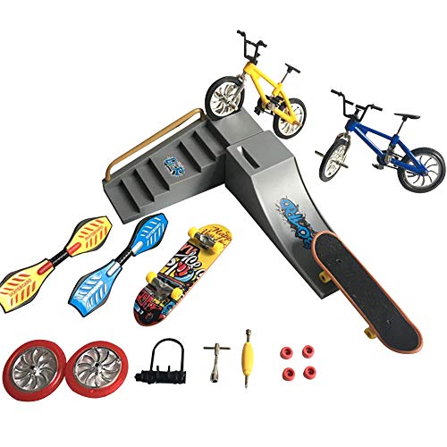 XHXseller Mini monopatines de dedo y bicicletas de simulación, juguetes de dedos, mini monopatines deportivos de dedo, tablas de columpio, para fiestas, juguete educativo