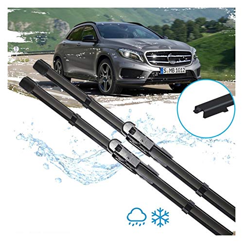 XIAOZHIWEN Accesorios for automóviles Cuchillas de limpiaparabrisas for Mercedes Benz Gla X156 2013~2015 GLA180 GLA200 GLA220 GLA250 GLA45 200 220 250 200D 220D