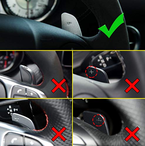 YOUYOUNX Ajuste de la Palanca de Cambios del Volante, para Mercedes Benz AMG CLA CLS GLA SLS SL ACEMGS Clase Accesorios de Fibra de Carbono-Compare_The_Picture YOUYOUNX Ajuste de la Palanca de Cambios del Volante, para Mercedes Benz AMG CLA CLS GLA SLS SL ACEMGS Clase Accesorios de Fibra de Carbono-Compare_The_Picture