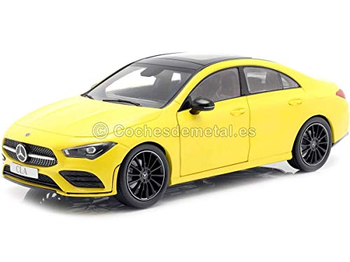 Z Models 2019 Mercedes-Benz CLA Coupe (C118) Sun Yellow 1:18 Dealer Edition B66960473