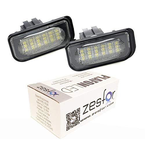 Zesfor Luces de matrícula LED para Mercedes SL R230 descapotable