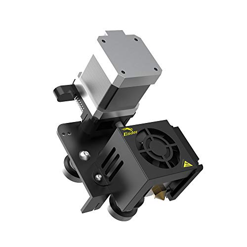 Aibecy Kit de mecanismo de extrusión directa ensamblado completo con motor paso a paso de placa trasera de ventilador de enfriamiento de boquilla de 0,4 mm para impresora 3D serie Ender-3